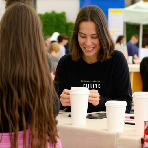 Local business sponsoring community event, demonstrating active local engagement.