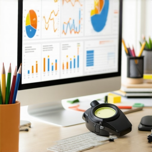 SEO Data Analysis for Local Rankings Person reviewing local SEO performance charts on a computer, emphasizing ongoing optimization.