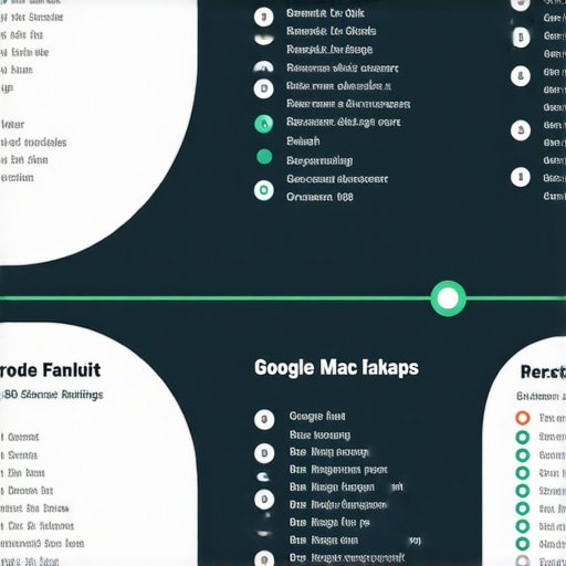 Infographic illustrating effective steps to improve Google Maps rankings