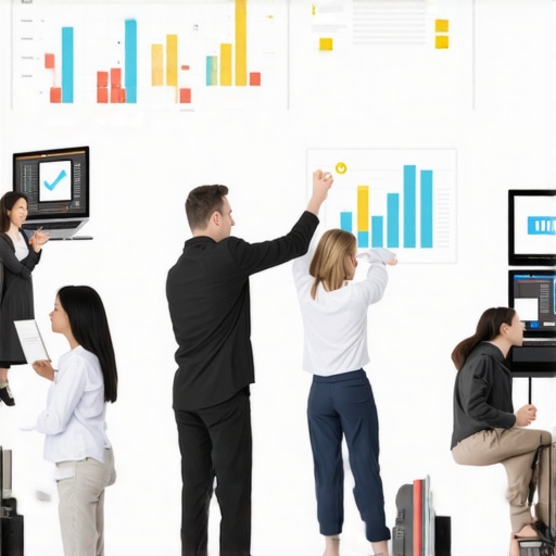 Collaborative Local SEO Strategy Session Team analyzing local SEO data on laptops during a strategy meeting