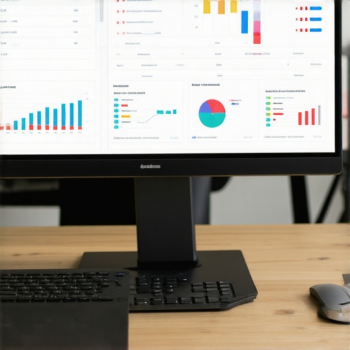 Person reviewing local SEO performance metrics on a laptop