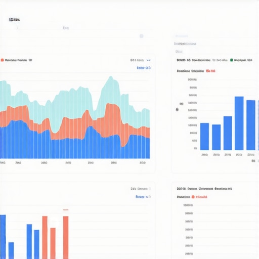 A detailed Google Data Studio report showing local search rankings, citations, and review performance