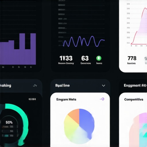 Screenshot of an SEO analytics platform displaying live local search rankings and engagement data
