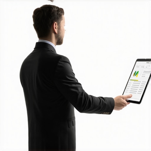Person coordinating business information on various online directories to improve local SEO